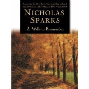 A Walk to Remember Nicholas Sparks Hardcover 1999 Warner Books First Edition
